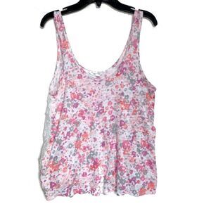 Junie & Jade  Flowery Tank Top With Lace Details